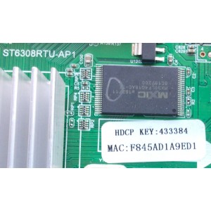 MAIN FUENTE PARA TV ELEMENT / NUMERO DE PARTE 21005630/ ST6308RTU-AP1 / 110105002160 / 433384 / F845AD1A9ED1 / 17030100367 / DISPLAY T500HVN07.5 / MODELO ELSFC5017	